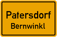 Straßenverzeichnis Patersdorf Bernwinkl