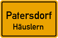 Straßenverzeichnis Patersdorf Häuslern