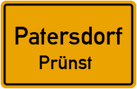 Straßenverzeichnis Patersdorf Prünst
