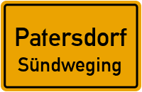 Straßen in Patersdorf Sündweging