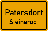 Straßenverzeichnis Patersdorf Steineröd