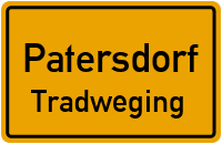 Straßen in Patersdorf Tradweging
