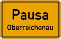 Ranspacher Straße in PausaOberreichenau