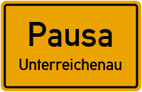 Hauptstraße in PausaUnterreichenau