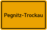 Ortsschild Pegnitz-Trockau