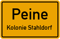 Stahlwerkbrücke in PeineKolonie Stahldorf