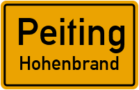 Straßen in Peiting Hohenbrand