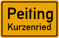 Straßen in Peiting Kurzenried