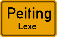 Straßen in Peiting Lexe