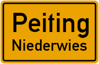 Straßen in Peiting Niederwies