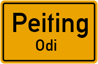 Straßen in Peiting Odi