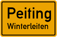 Straßen in Peiting Winterleiten