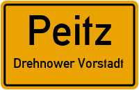 Frankfurter Straße / Ausbau in PeitzDrehnower Vorstadt