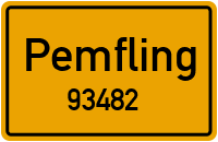 Straßen in 93482 Pemfling