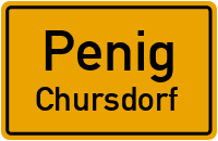 Chursdorfer Straße in PenigChursdorf