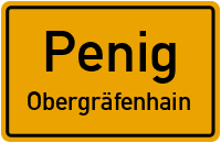 Obergräfenhainer Straße in PenigObergräfenhain