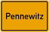 City Sign Pennewitz