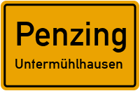 Straßenverzeichnis Penzing Untermühlhausen