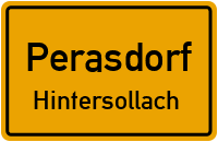 Straßen in Perasdorf Hintersollach