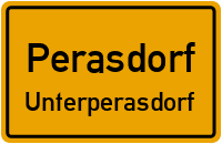 Straßen in Perasdorf Unterperasdorf