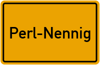 City Sign Perl-Nennig
