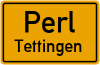 Neustraße in PerlTettingen