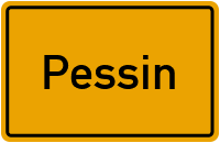 Heckenweg in Pessin