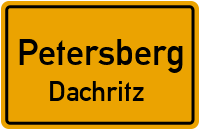 Teichaer Straße in PetersbergDachritz