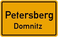 Wiesenweg in PetersbergDomnitz