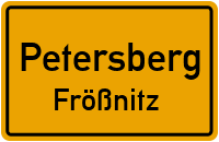 Köthener Landstraße in PetersbergFrößnitz