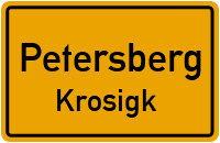 Nauendorfer Straße in PetersbergKrosigk