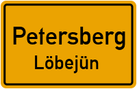 Lange Straße in PetersbergLöbejün