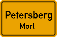 Friedenstraße in PetersbergMorl