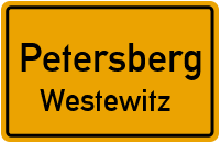 Westewitzer Straße in PetersbergWestewitz