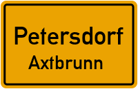 Axtstraße in PetersdorfAxtbrunn