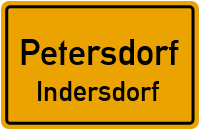 Straßen in Petersdorf Indersdorf