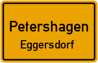 Ortsschild Petershagen / Eggersdorf