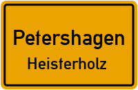 Forststraße in PetershagenHeisterholz