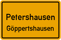 Straßenverzeichnis Petershausen Göppertshausen