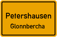 Waldstraße in PetershausenGlonnbercha
