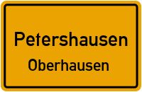 Straßenverzeichnis Petershausen Oberhausen
