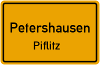 Straßenverzeichnis Petershausen Piflitz