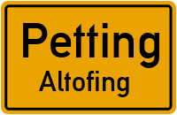 Altofing in PettingAltofing