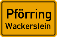 Straßenverzeichnis Pförring Wackerstein
