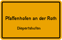 Weißenhorner Weg in Pfaffenhofen an der RothDiepertshofen