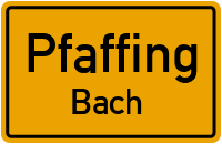 Bach in PfaffingBach