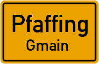 Straßenverzeichnis Pfaffing Gmain