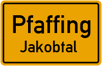 Straßenverzeichnis Pfaffing Jakobtal