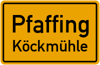 Straßenverzeichnis Pfaffing Köckmühle