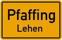 Straßenverzeichnis Pfaffing Lehen